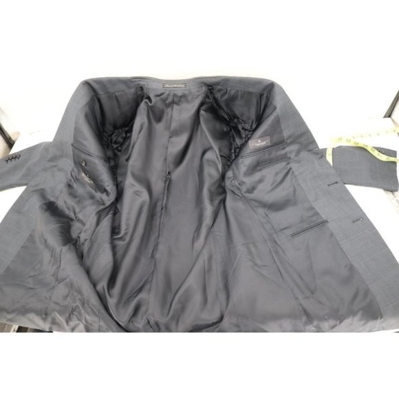 Ermenegildo Zegna sport coat Mens 42R Su Misura Trofeo‎ three button blue wool - Picture 9 of 13